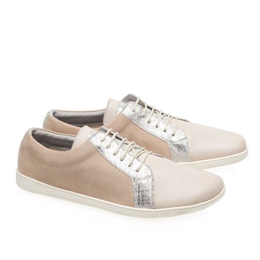 QORE Low Silver - ZAQQ Barfußschuhe