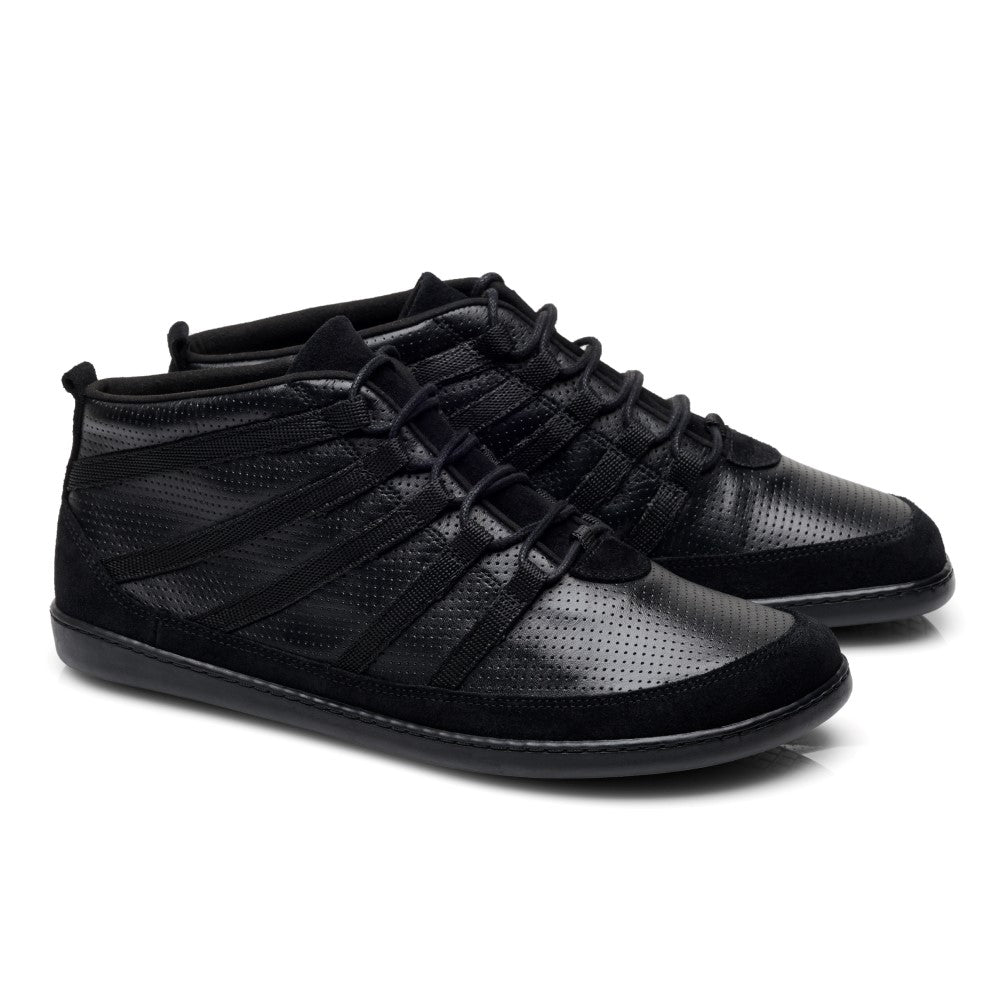 SPARQ Mid Black - ZAQQ Barfußschuhe