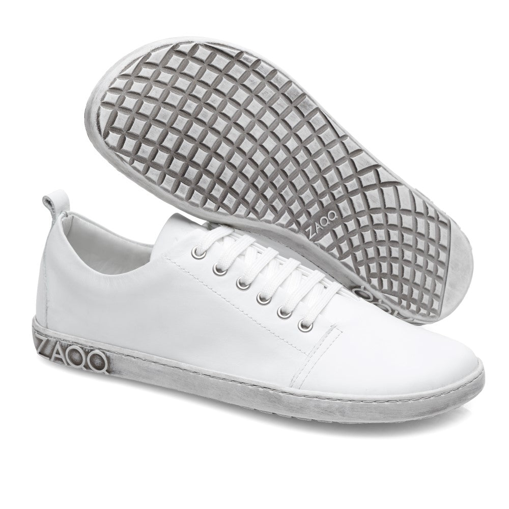 TAQQ Nappa White - ZAQQ Barfußschuhe