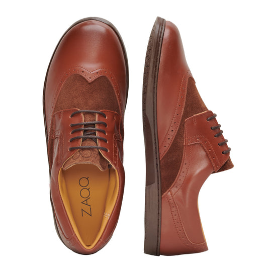 BRIQ Brogue Antiek Cognac